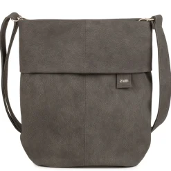 Mademoiselle M12 - Schultertasche 32 cm (nubuk-stone)