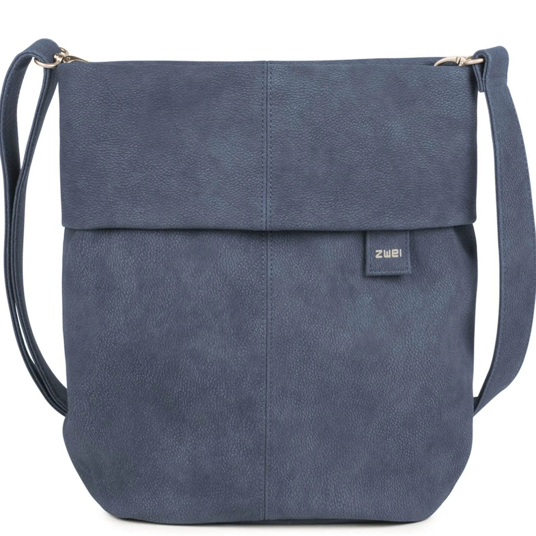 Mademoiselle M12 - Schultertasche 32 cm (nubuk-blue)