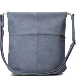 Mademoiselle M12 - Schultertasche 32 cm (nubuk-sky)