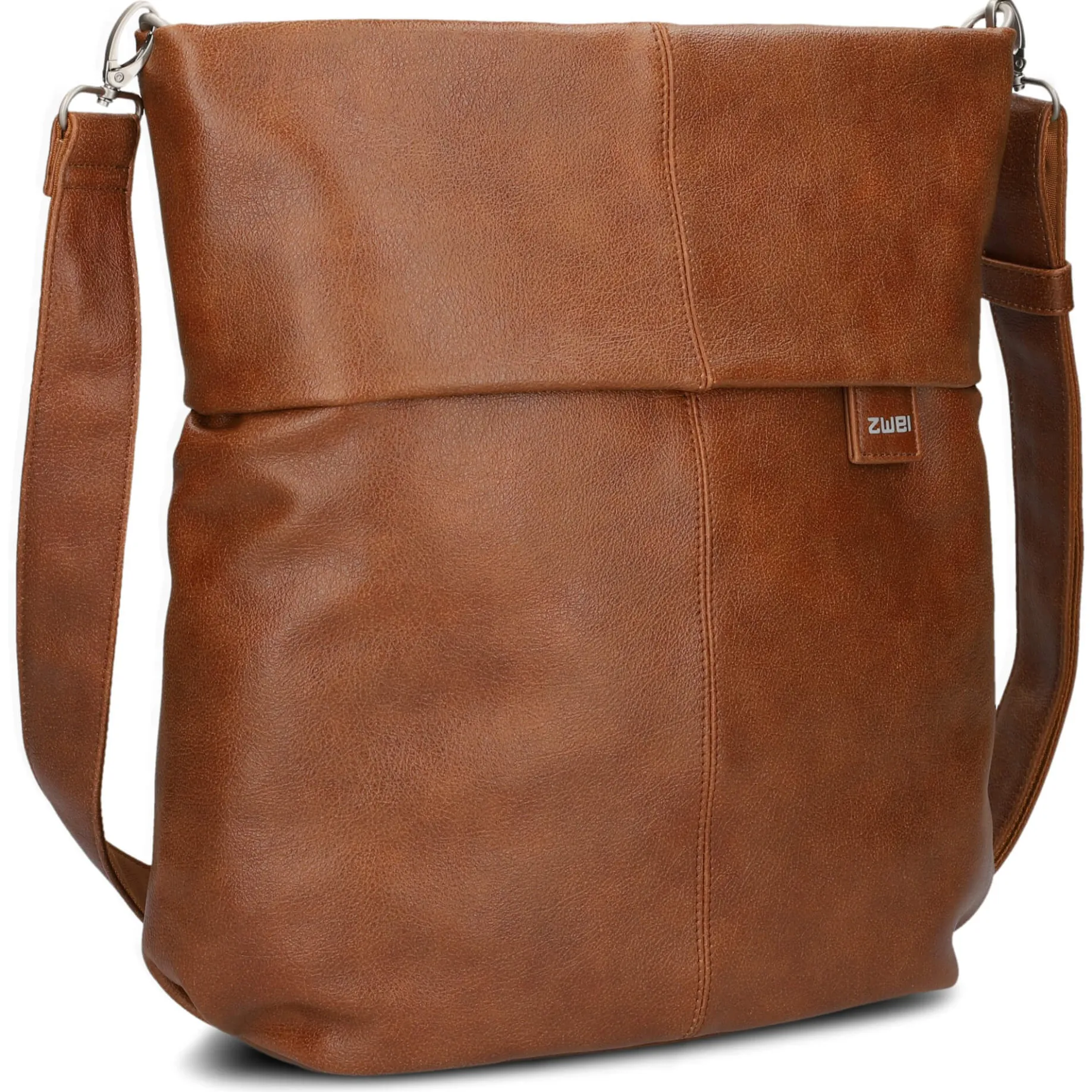 Mademoiselle M140 - Schultertasche 35 cm (cognac)