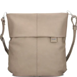 Mademoiselle M12 - Schultertasche 32 cm (nubuk-cappuccino)