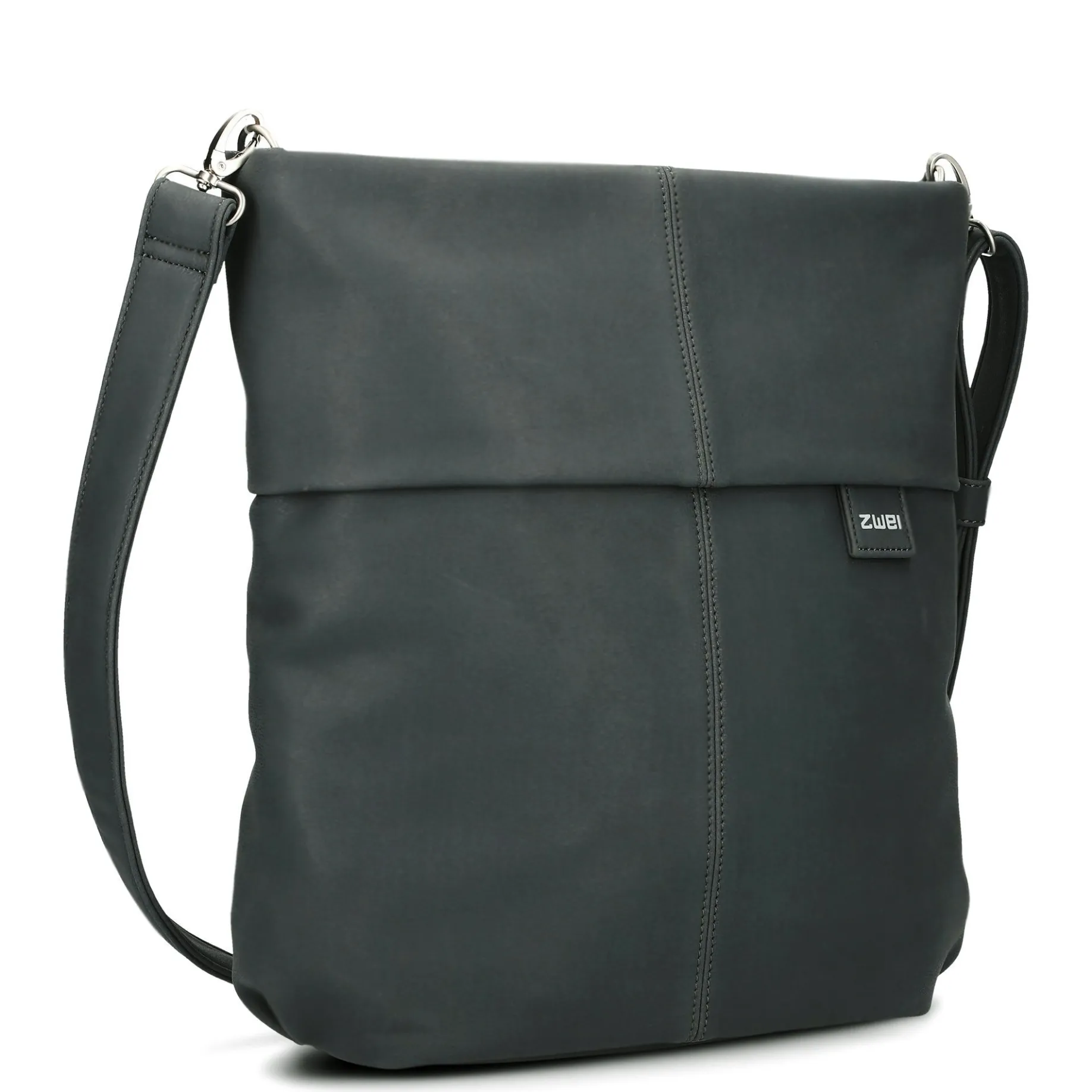 Mademoiselle M12 - Schultertasche 32 cm (velours-ash)