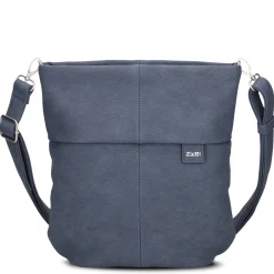 Mademoiselle M90 - Umhängetasche 28 cm (nubuk-blue)