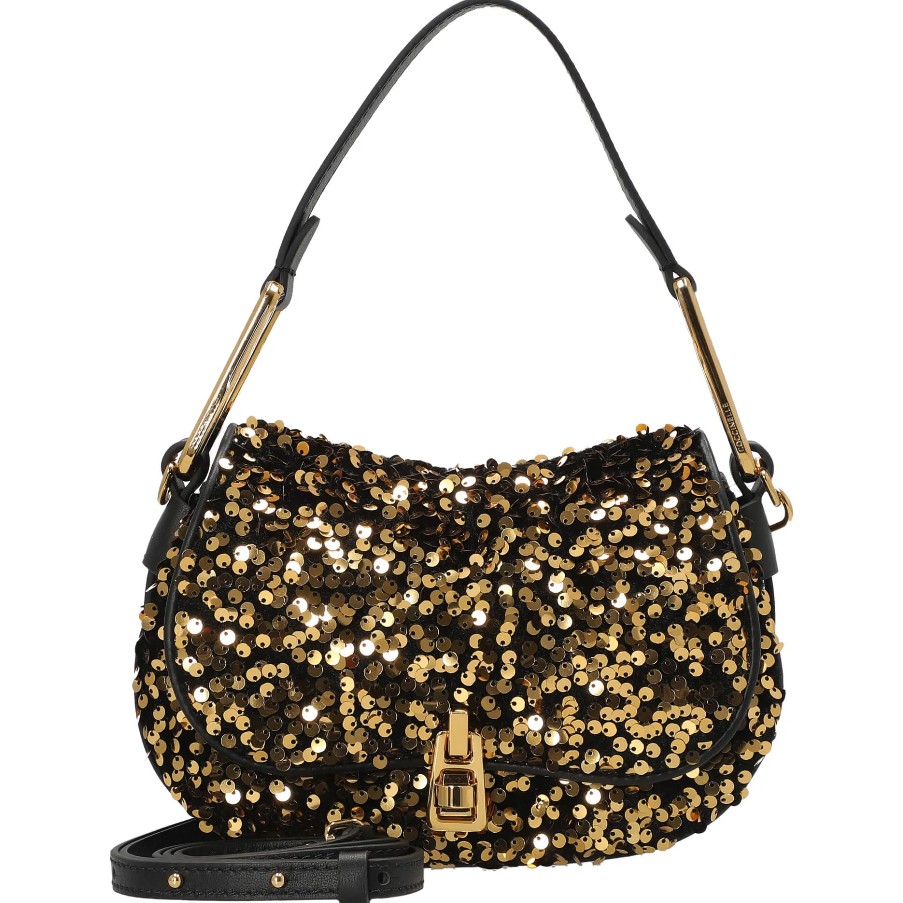 Magie Pailettes - Schultertasche 22 cm (golden/noir)