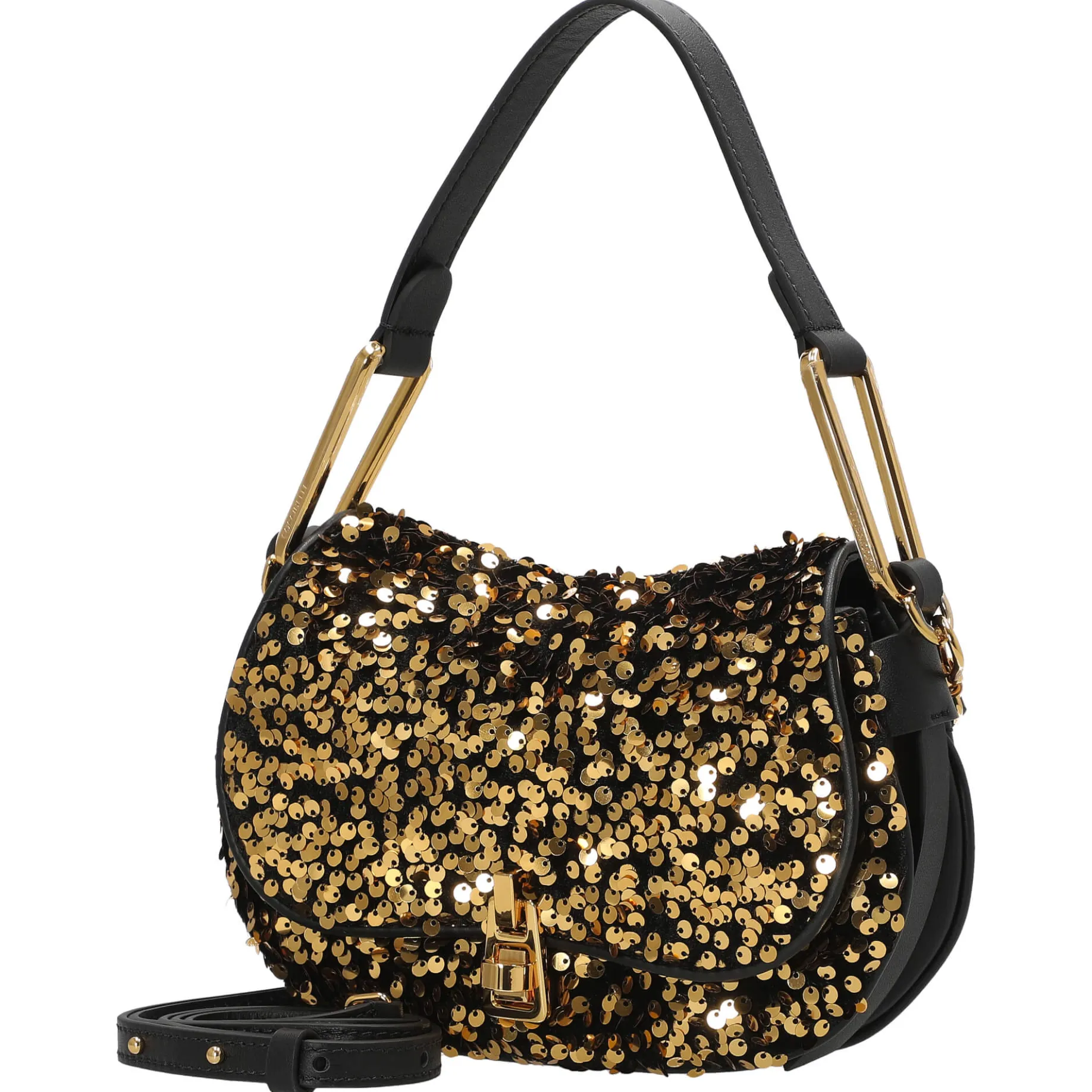 Magie Pailettes - Schultertasche 22 cm (golden/noir)