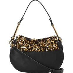 Magie Pailettes - Schultertasche 22 cm (golden/noir)
