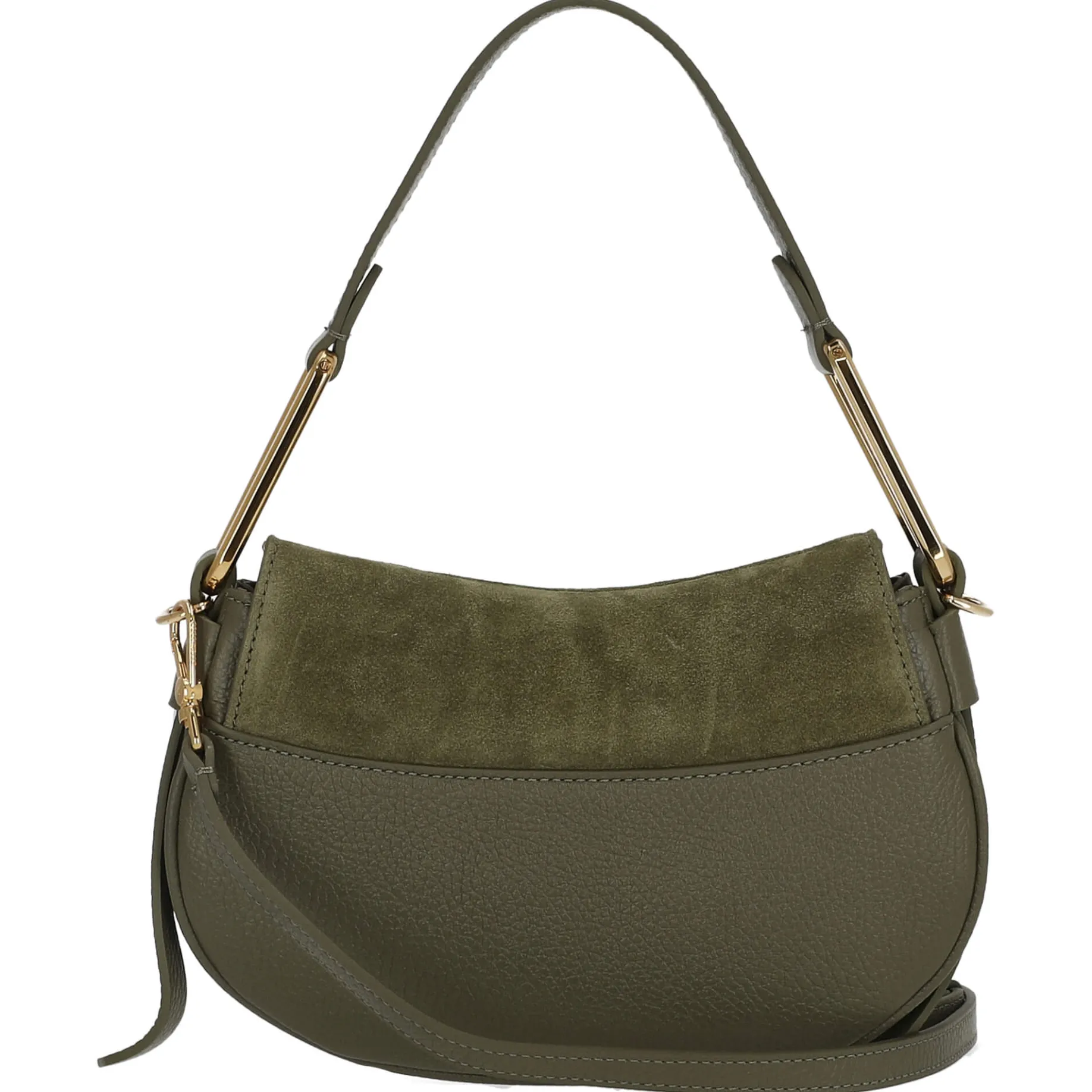 Magie Suede - Schultertasche 22 cm (laurel green/laurel green)