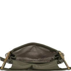 Magie Suede - Schultertasche 22 cm (laurel green/laurel green)
