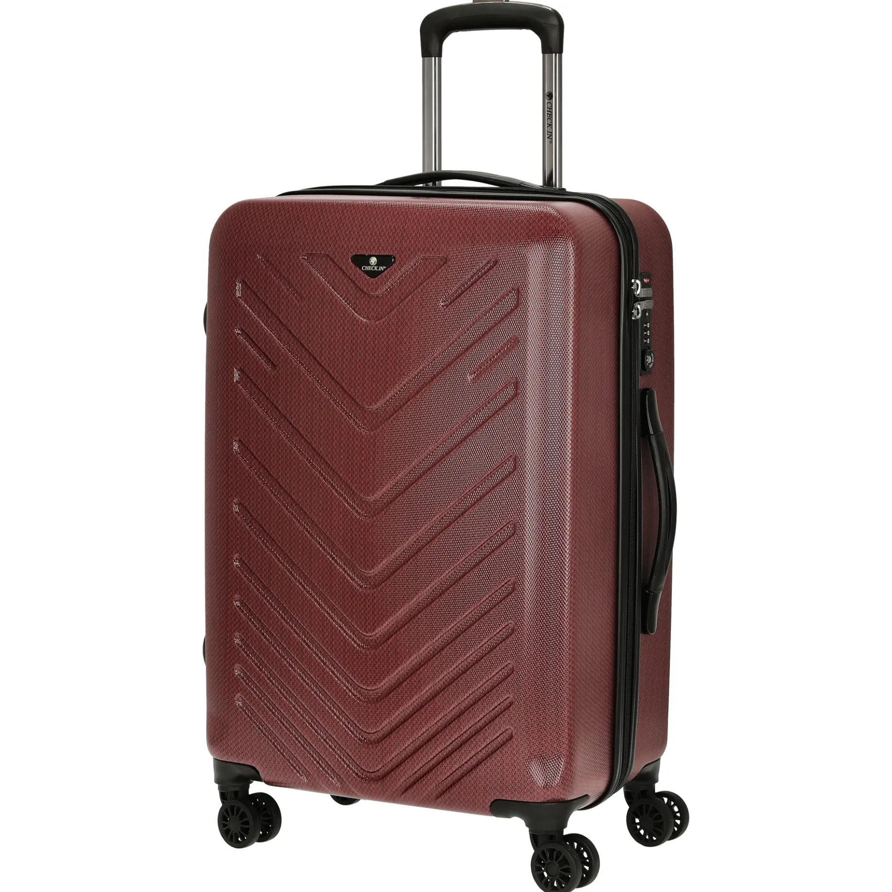 Mailand - 4-Rollen-Trolley 65 cm (rot)