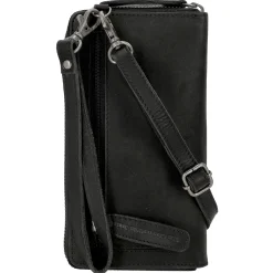 Malaga - Handytasche/Geldbörse 12cc 19 cm (black)