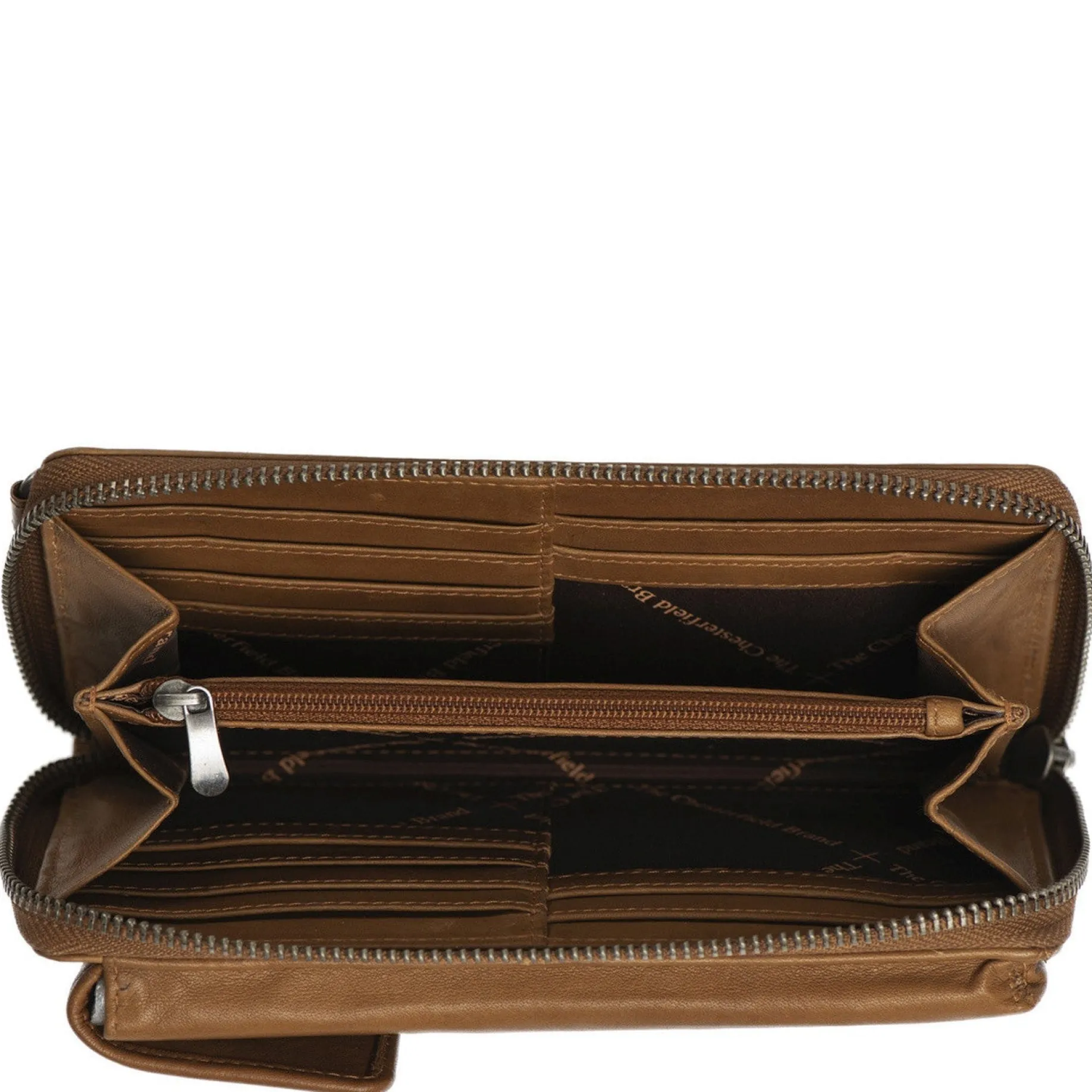 Malaga - Handytasche/Geldbörse 12cc 19 cm (cognac)