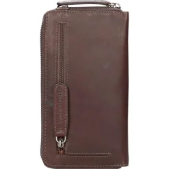 Malaga - Handytasche/Geldbörse 12cc 19 cm (brown)
