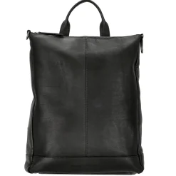 Manchester - Rucksack Leder 40 cm (black)