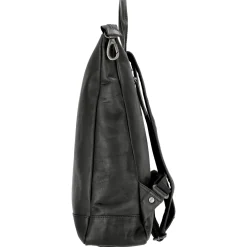 Manchester - Rucksack Leder 40 cm (black)