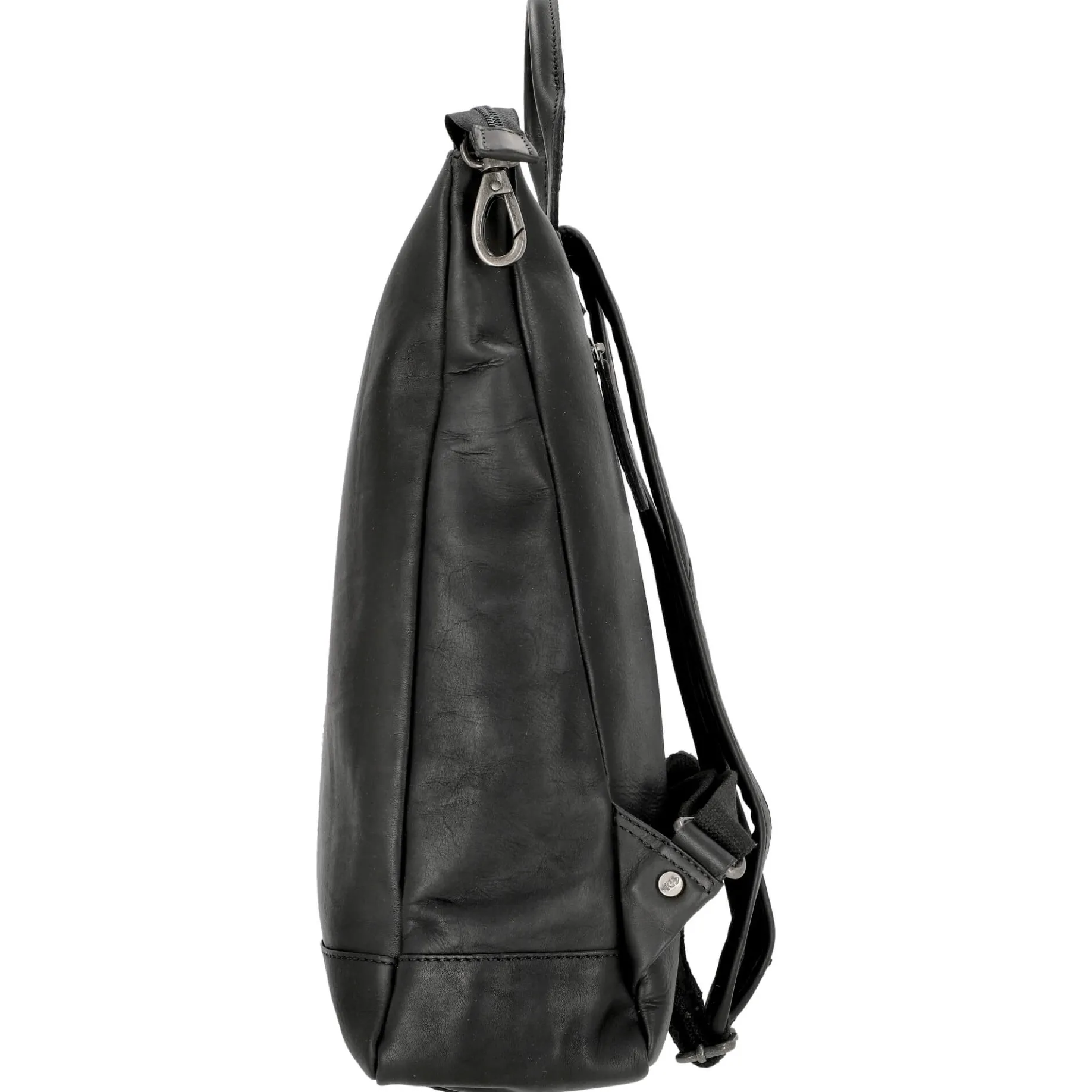 Manchester - Rucksack Leder 40 cm (black)