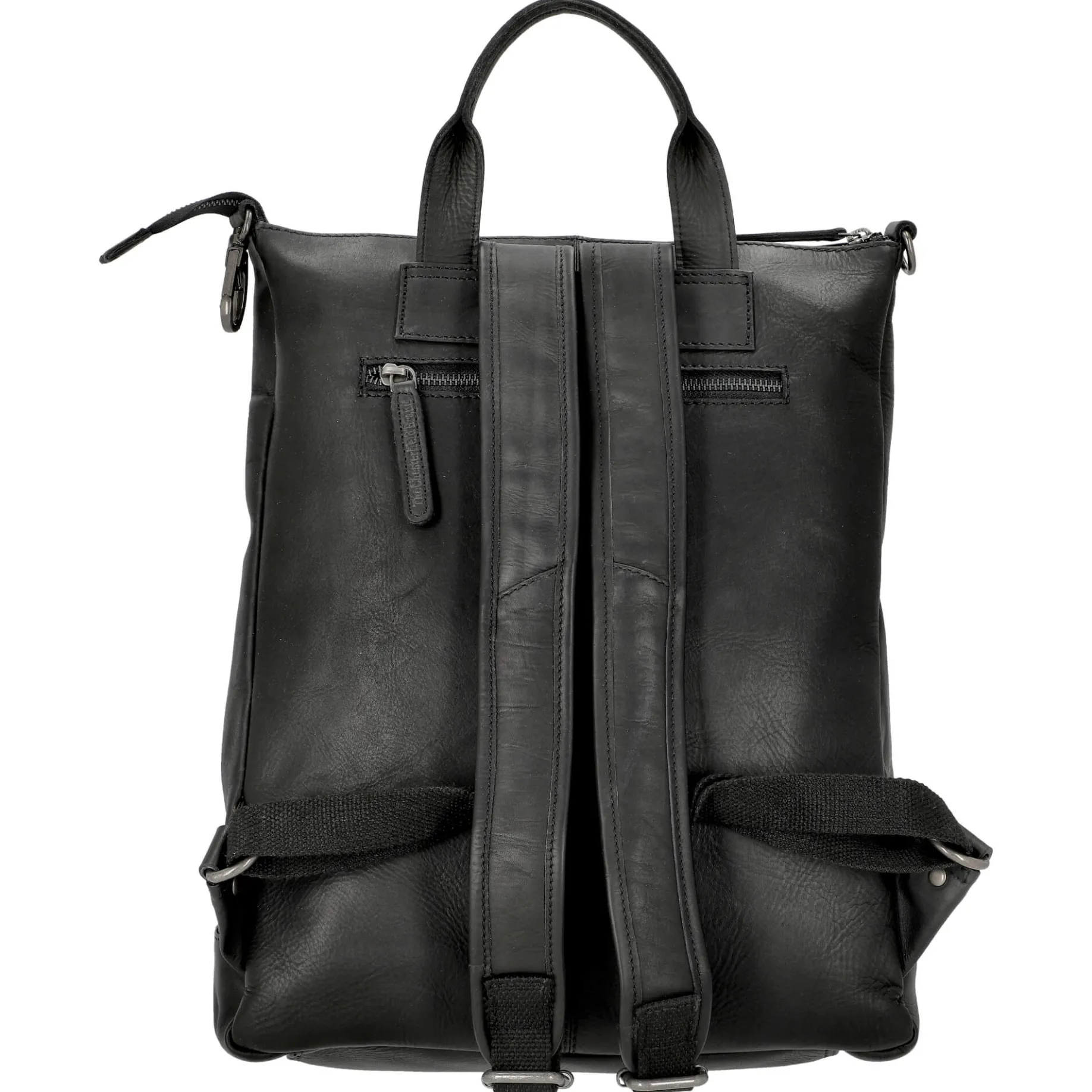 Manchester - Rucksack Leder 40 cm (black)