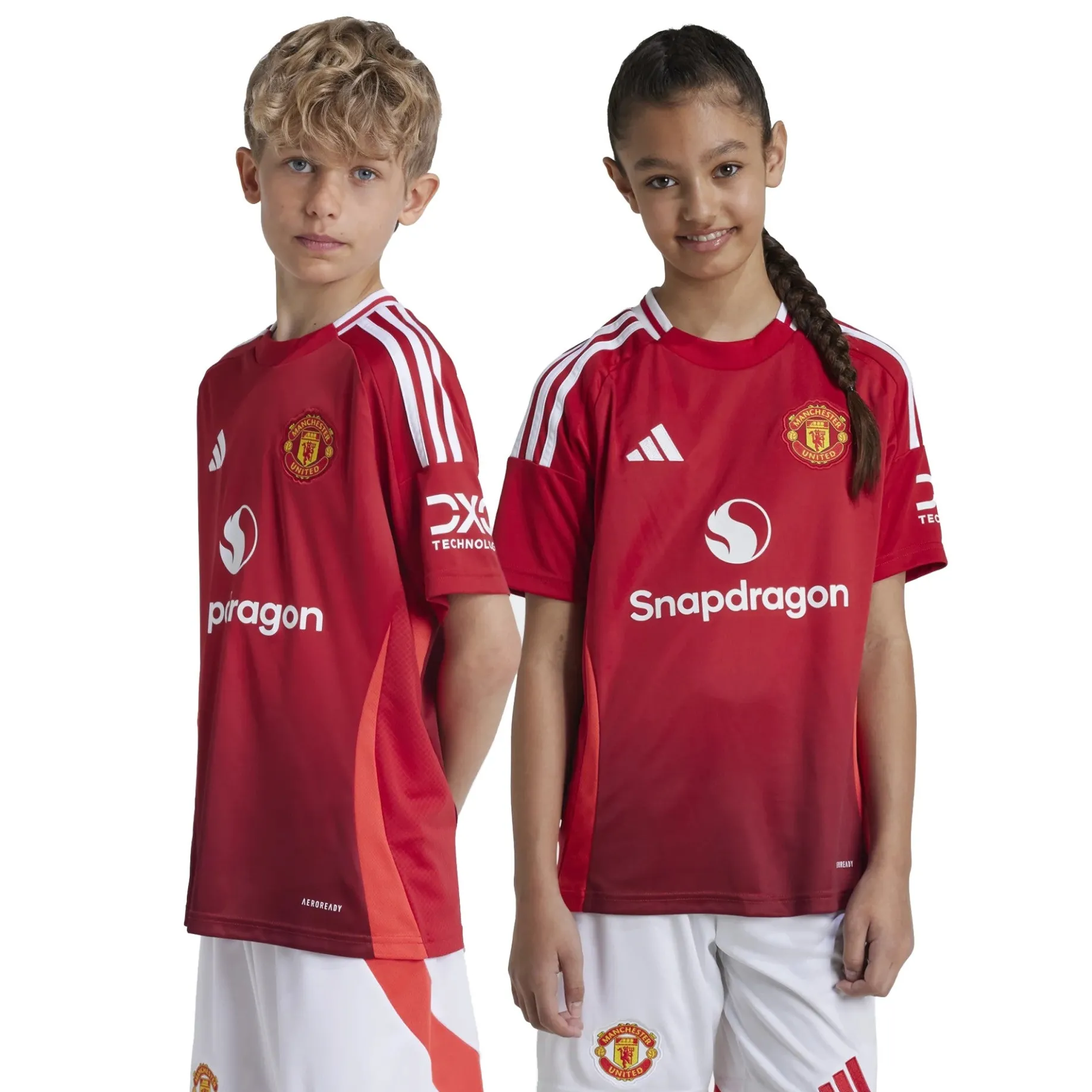 Manchester United Fußball - Jr. Heimtrikot 24/25 (red, 164)