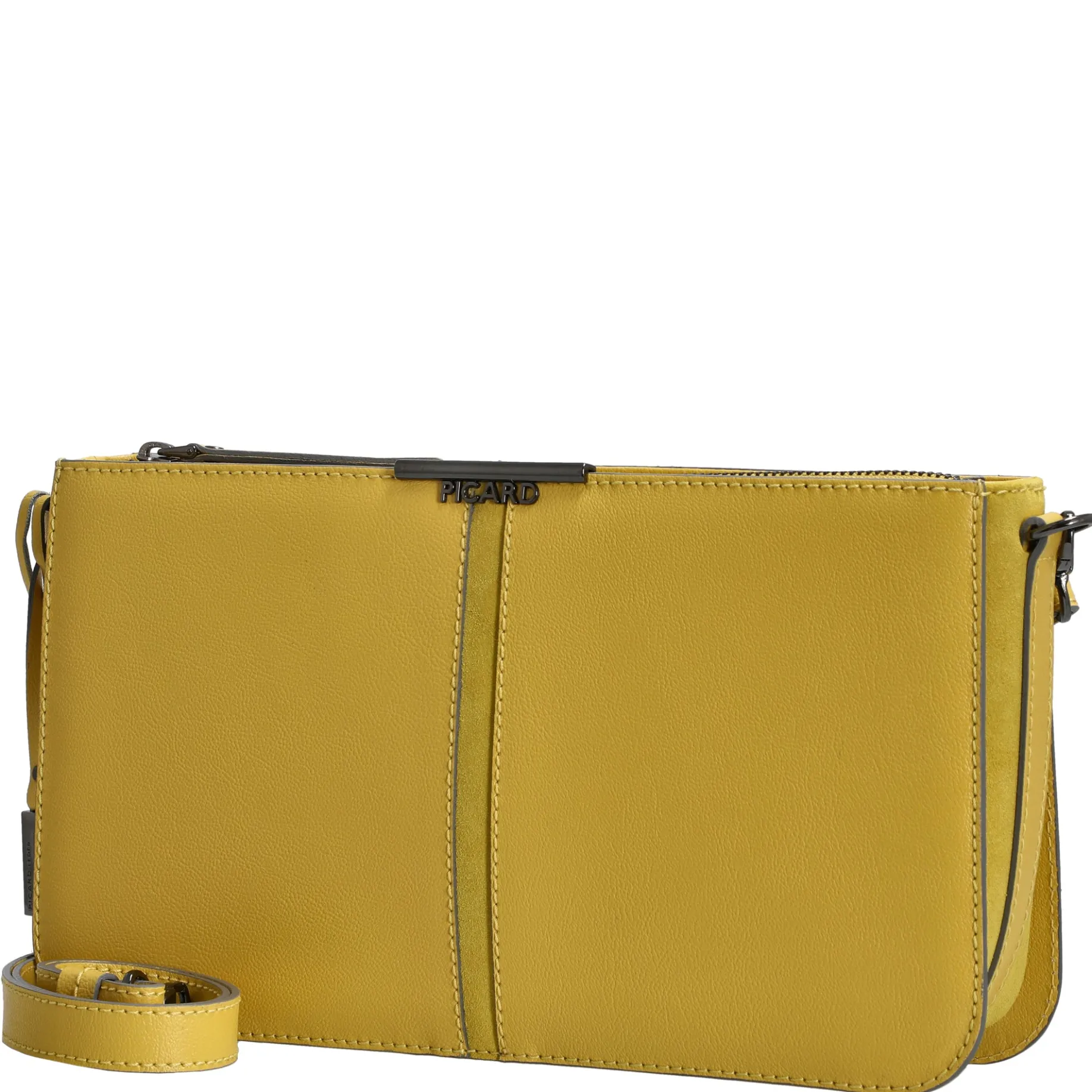 Marie - Schultertasche 30 cm Rindsleder (lemon)