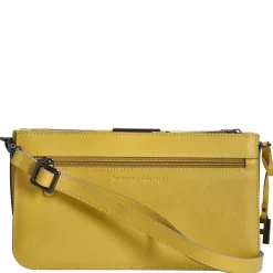 Marie - Schultertasche 30 cm Rindsleder (lemon)