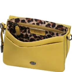 Marie - Umhängetasche 22 cm Rindsleder (lemon)