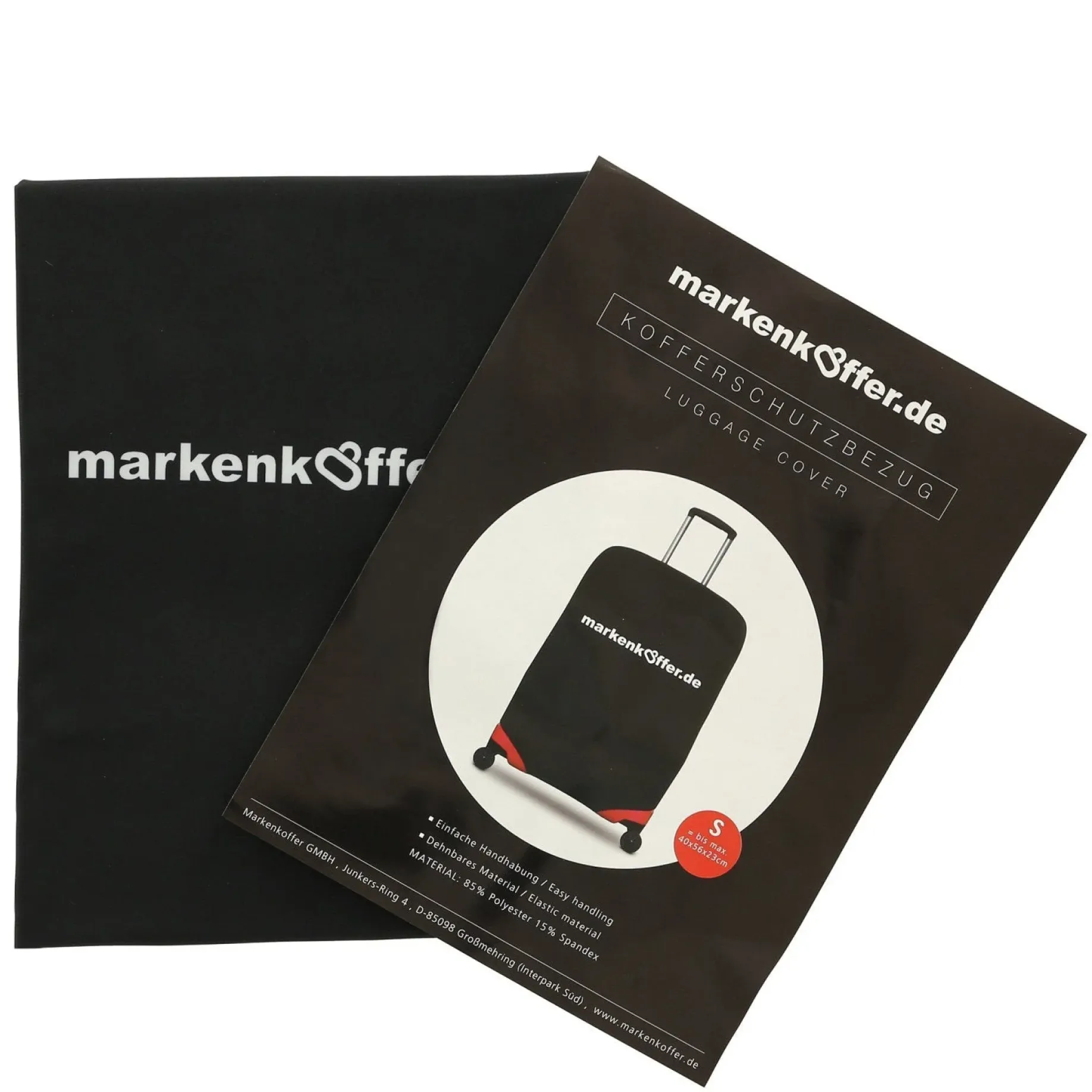 Markenkoffer.de Zubehör Kofferschutzhülle (black, S)