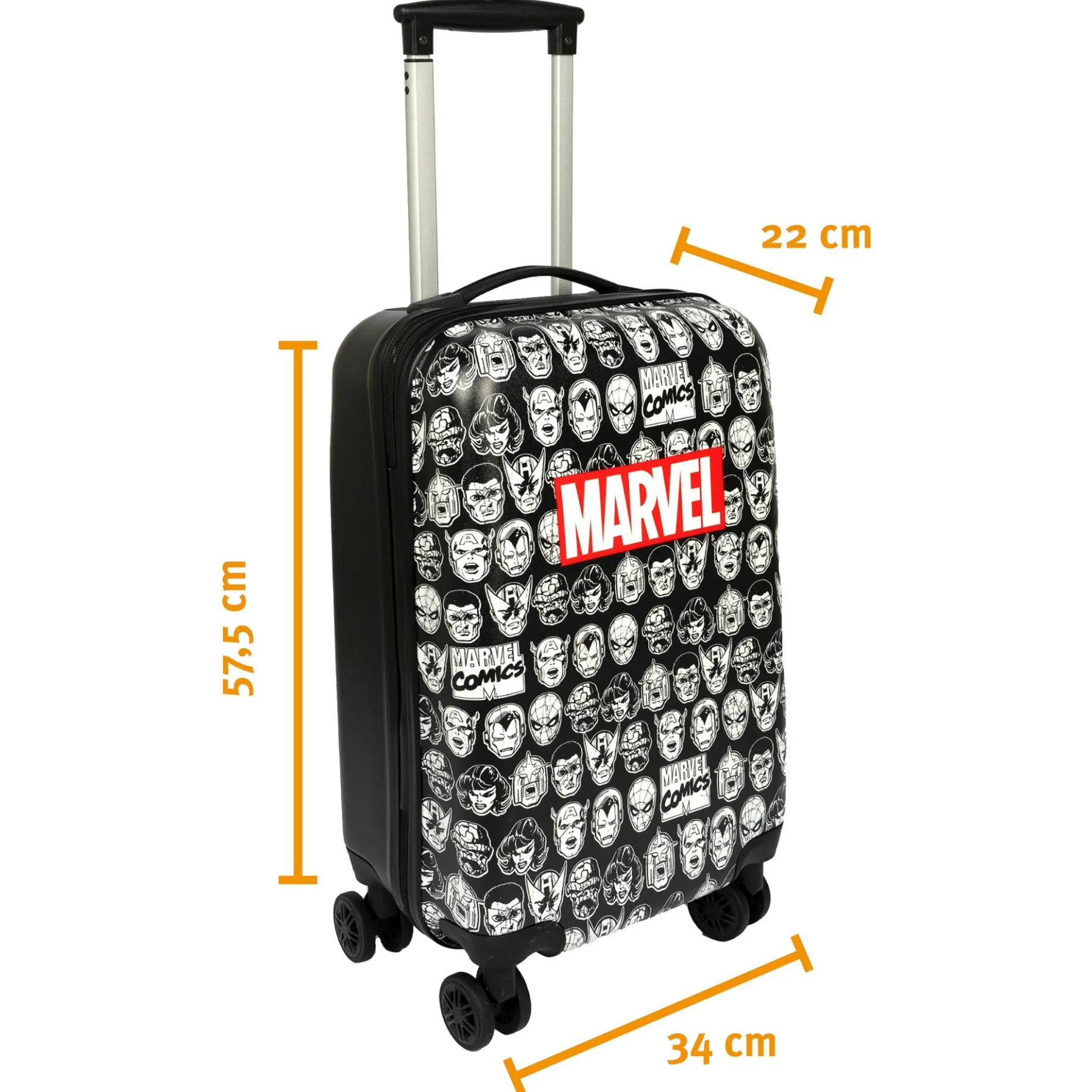 Marvel Comics - 4-Rollen-Trolley 57 cm (marvel comics)