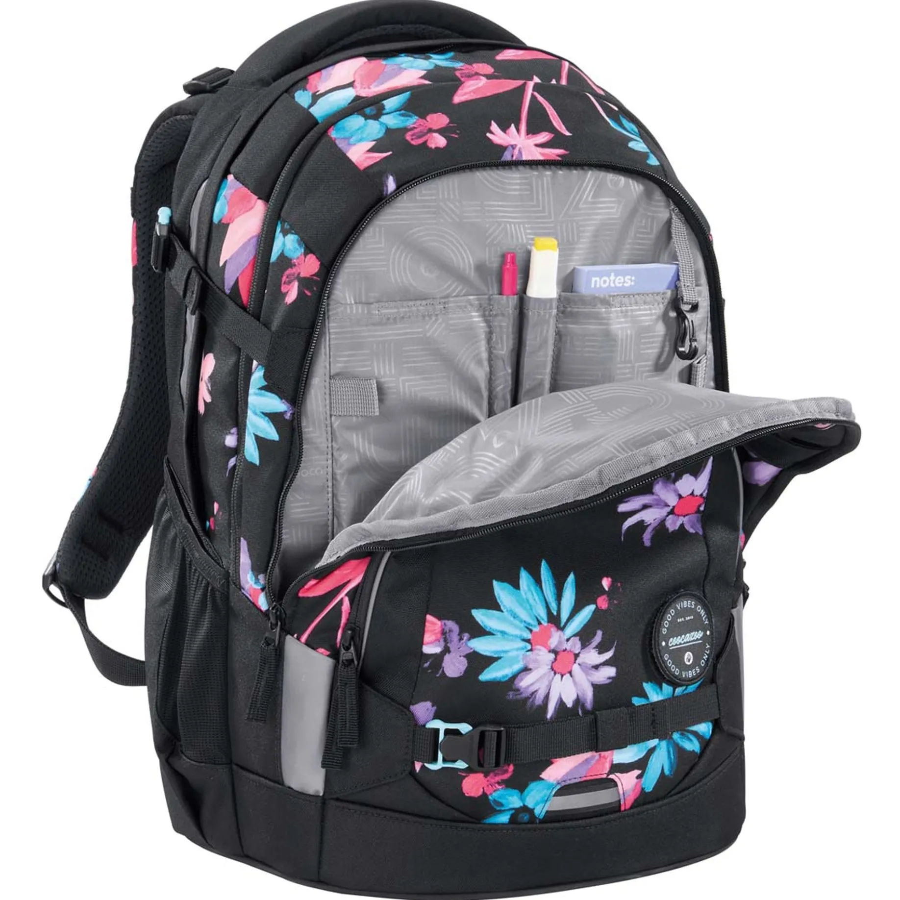 Mate - Schulrucksack 44 cm (floral artnight)