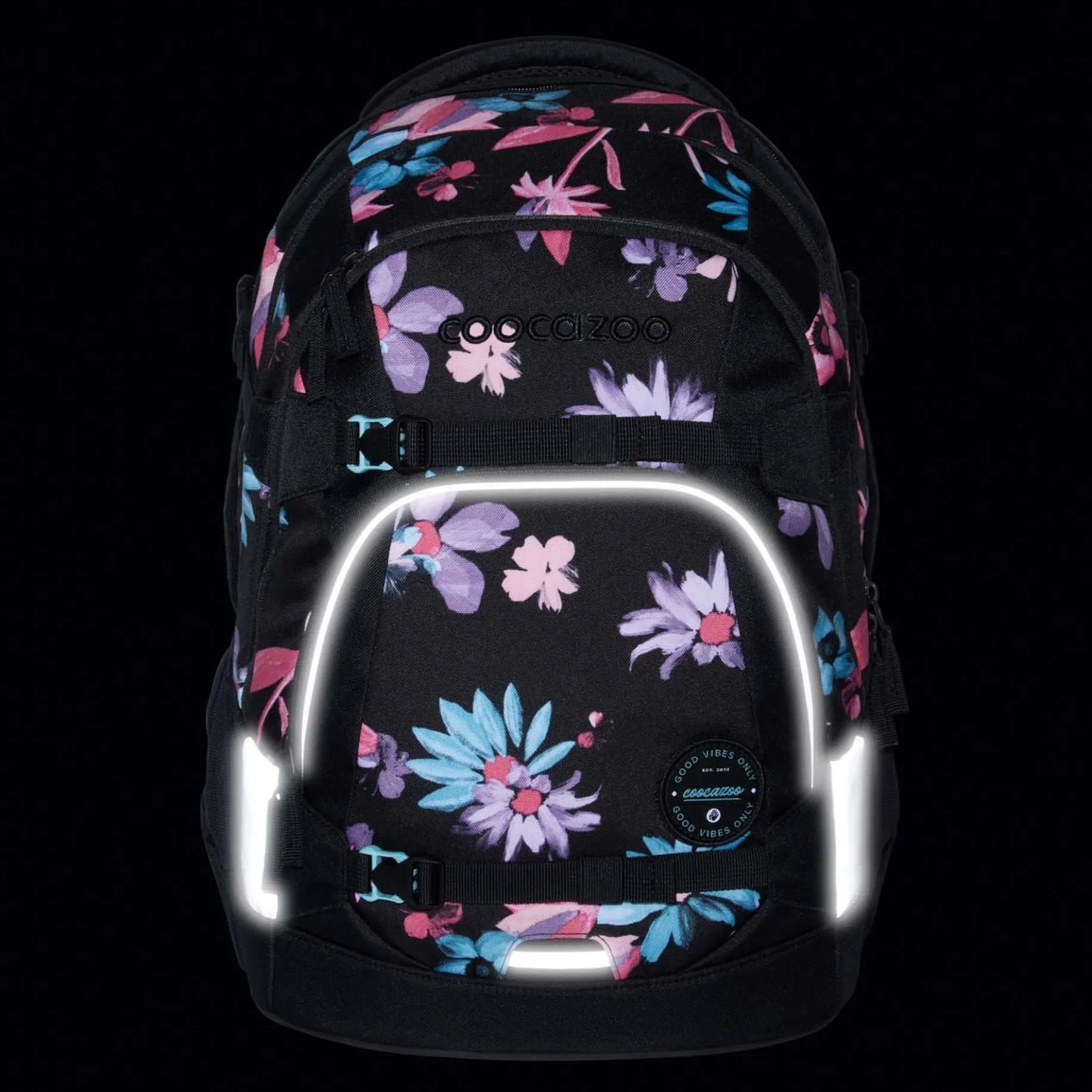 Mate - Schulrucksack 44 cm (floral artnight)