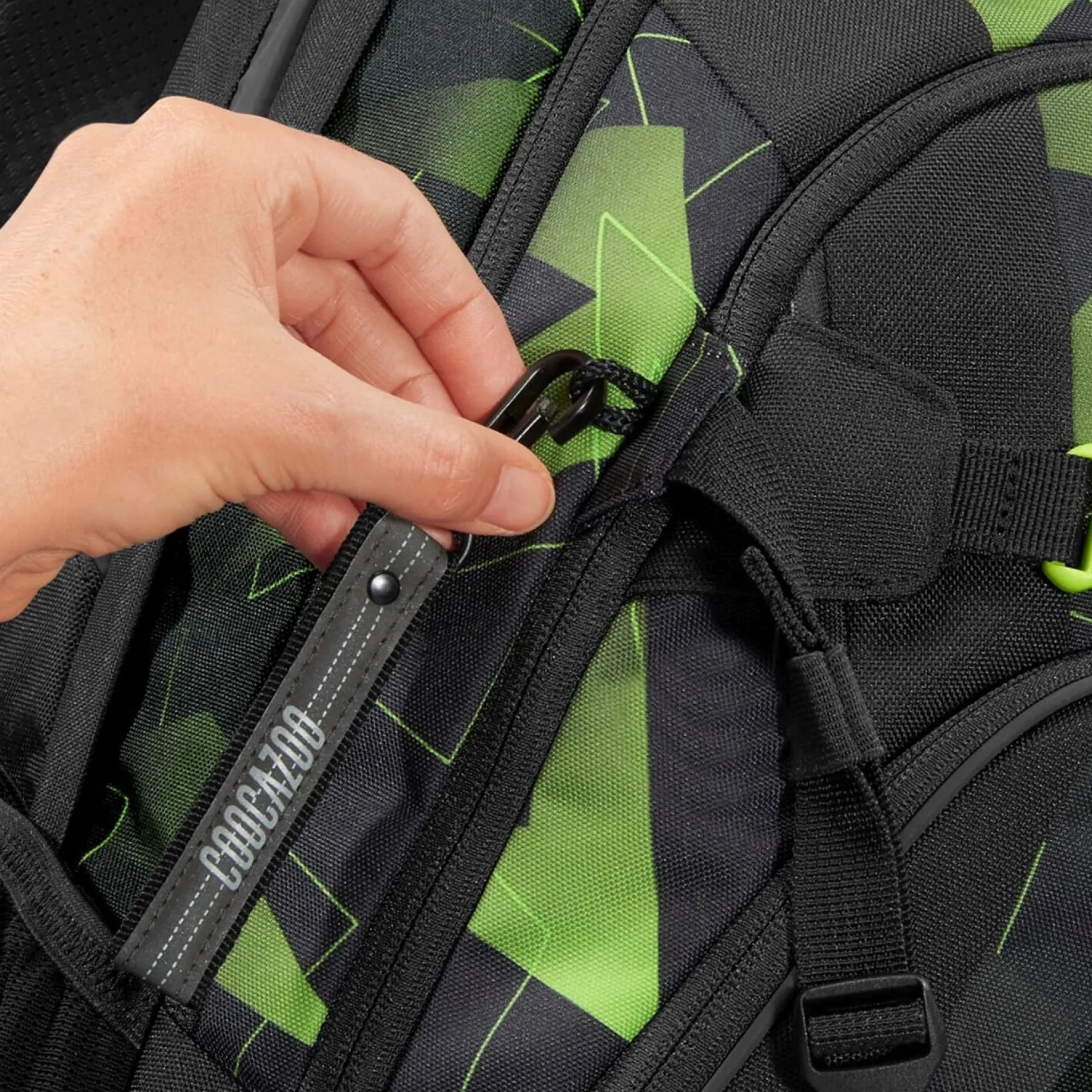 Mate - Schulrucksack 44 cm (Lime Flash)