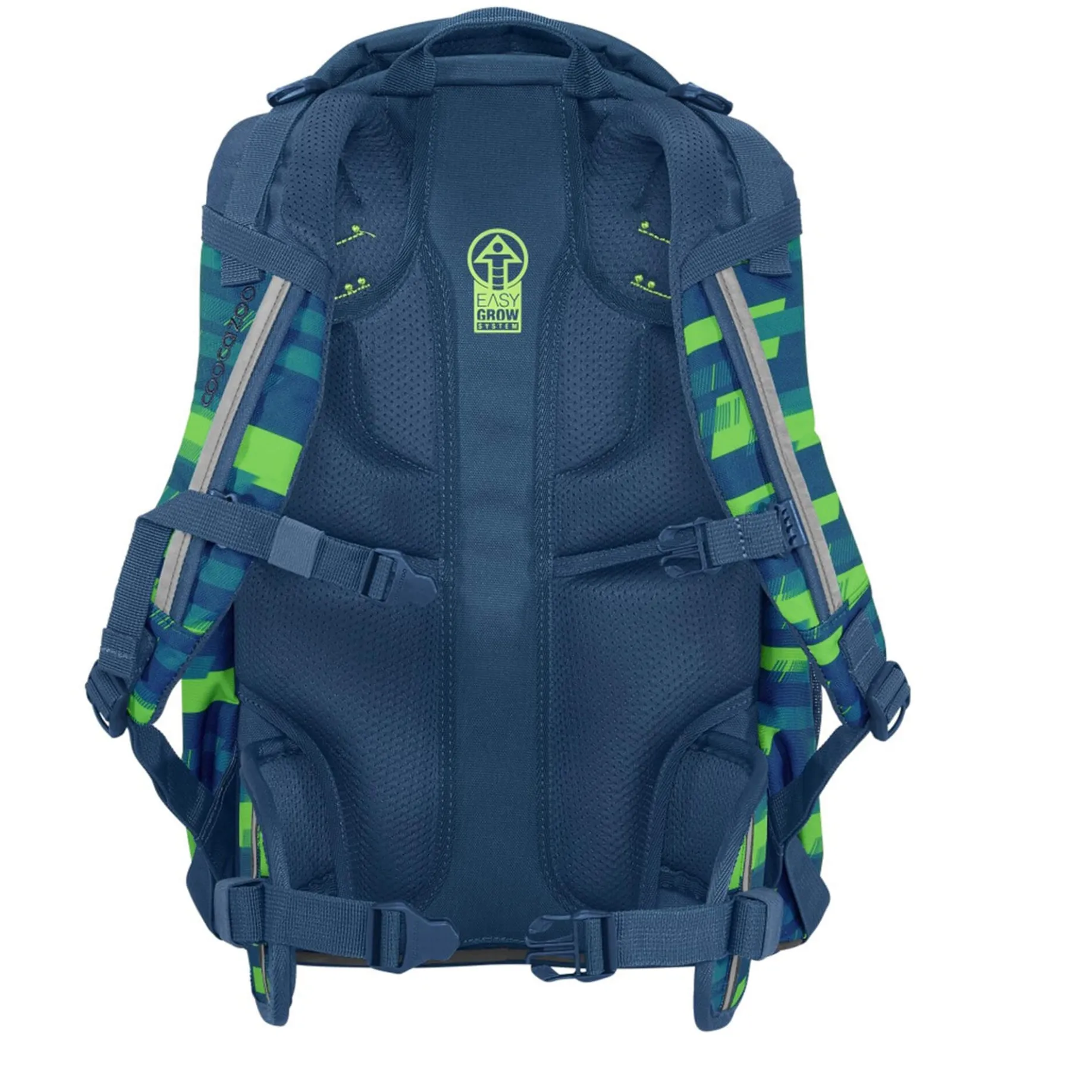 Mate - Schulrucksack 44 cm (Lime Stripe)