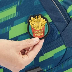 Mate - Schulrucksack 44 cm (Lime Stripe)