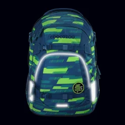 Mate - Schulrucksack 44 cm (Lime Stripe)