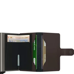 Matte Miniwallet - Geldbörse RFID 6.5 cm (truffle)