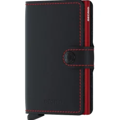 Matte Miniwallet - Geldbörse RFID 6.5 cm (black-red)