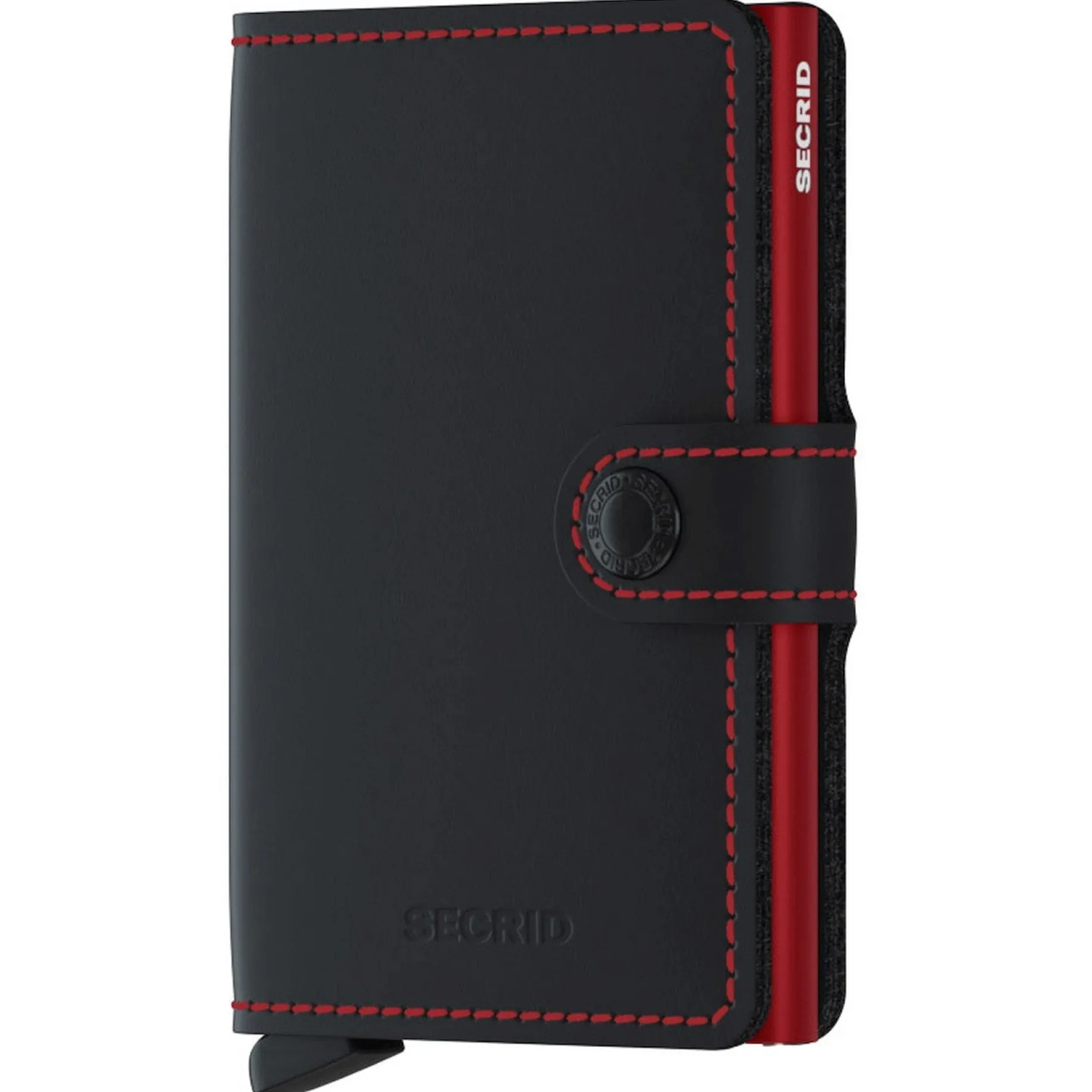 Matte Miniwallet - Geldbörse RFID 6.5 cm (black-red)