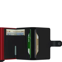 Matte Miniwallet - Geldbörse RFID 6.5 cm (black-red)