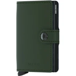Matte Miniwallet - Geldbörse RFID 6.5 cm (green-black)