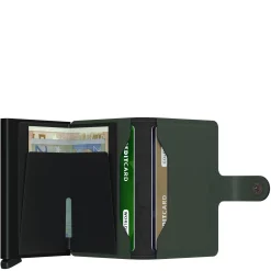 Matte Miniwallet - Geldbörse RFID 6.5 cm (green-black)