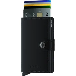 Matte Miniwallet - Geldbörse RFID 6.5 cm (black)