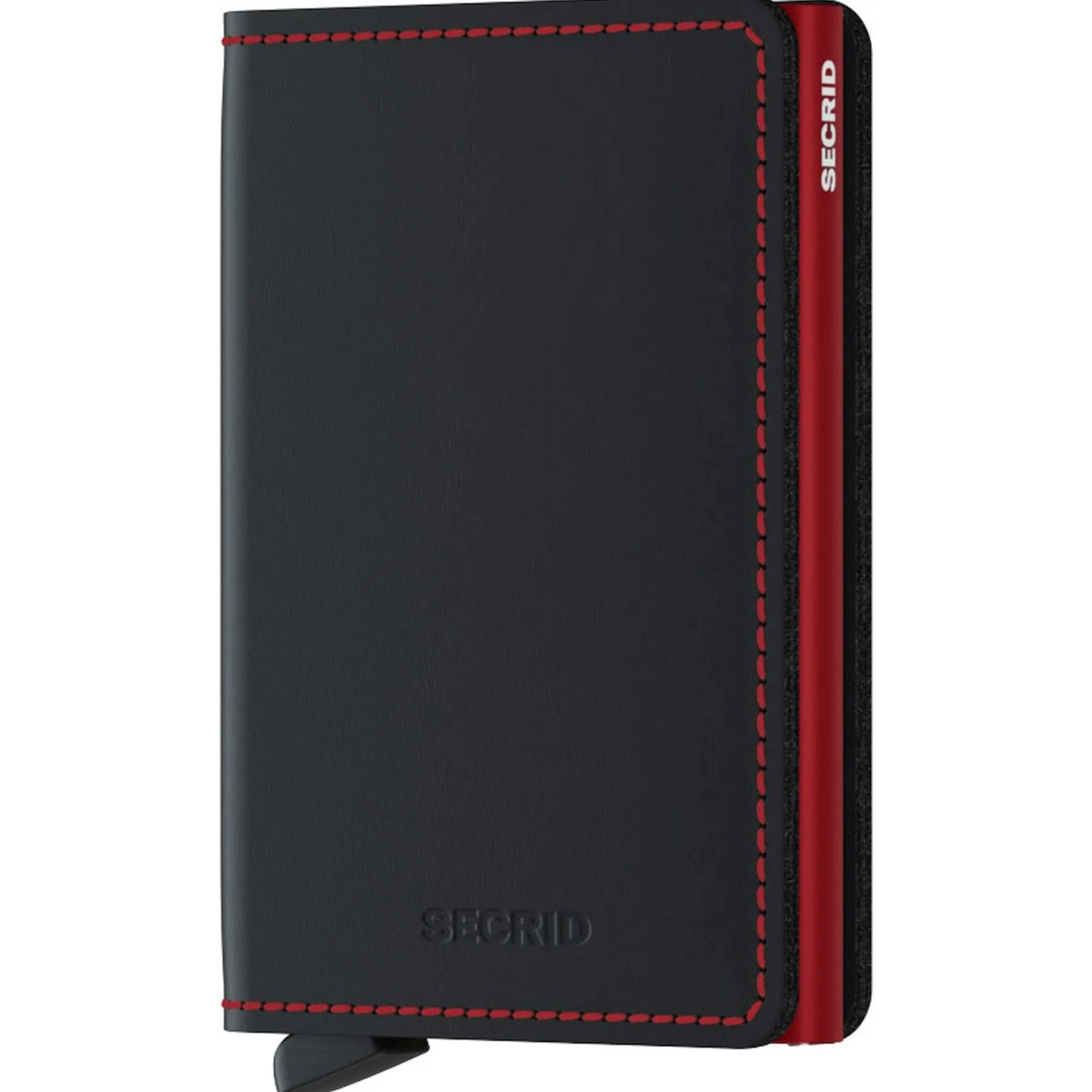 Matte Slimwallet - Geldbörse RFID 6.8 cm (black-red)