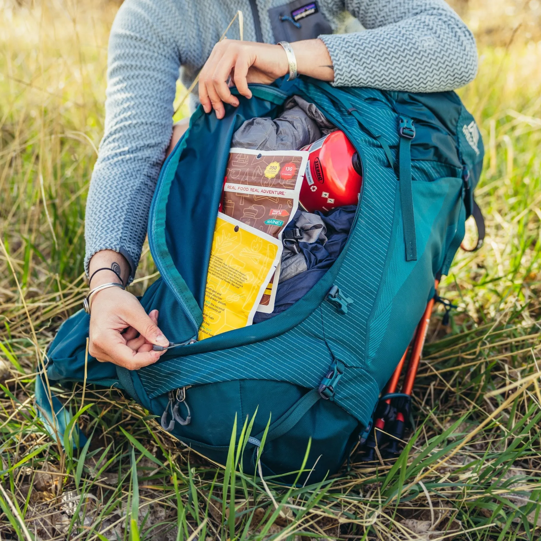 Maven 48 S/M - Women's Wanderrucksack 68 cm (ocean slate, SM)