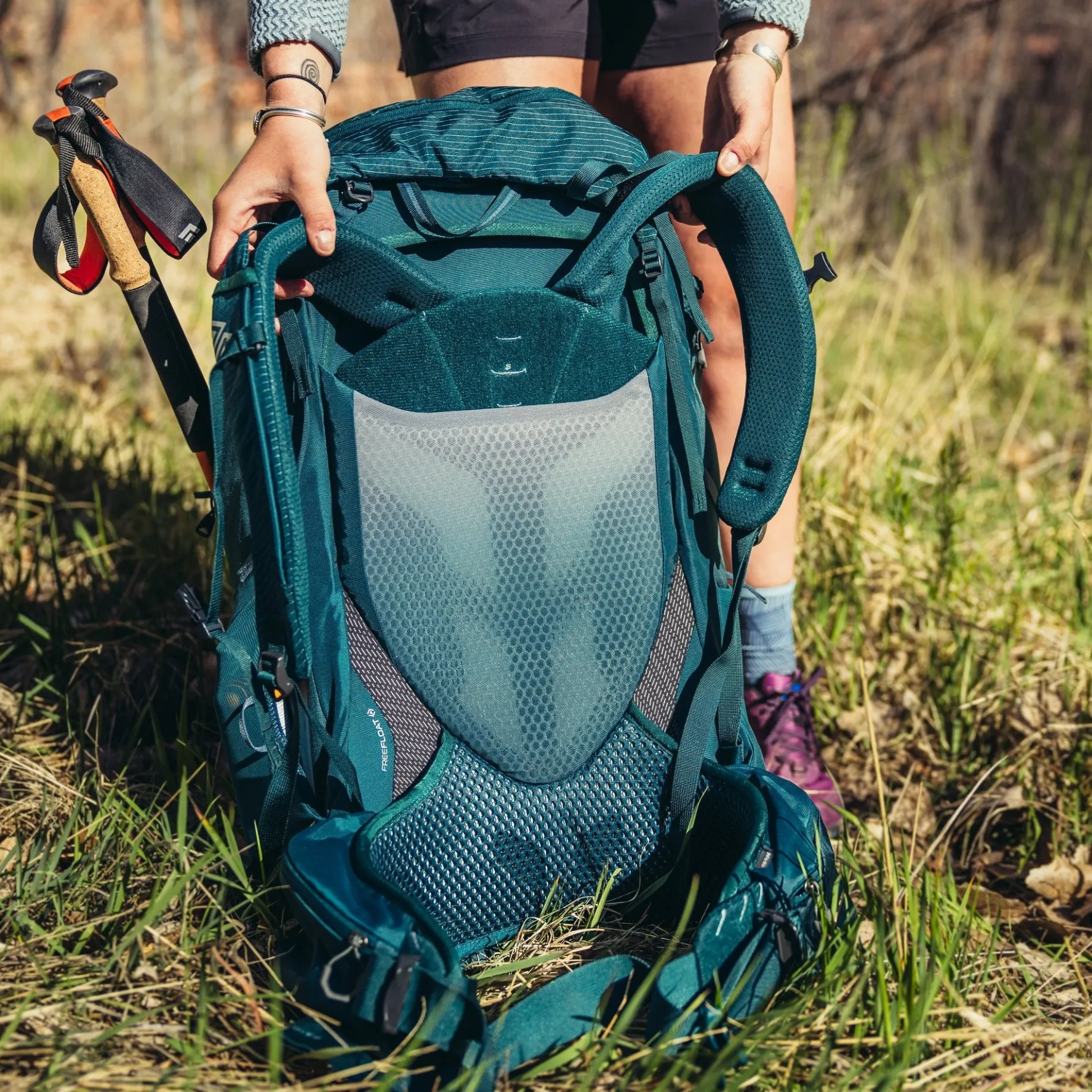 Maven 48 S/M - Women's Wanderrucksack 68 cm (ocean slate, SM)