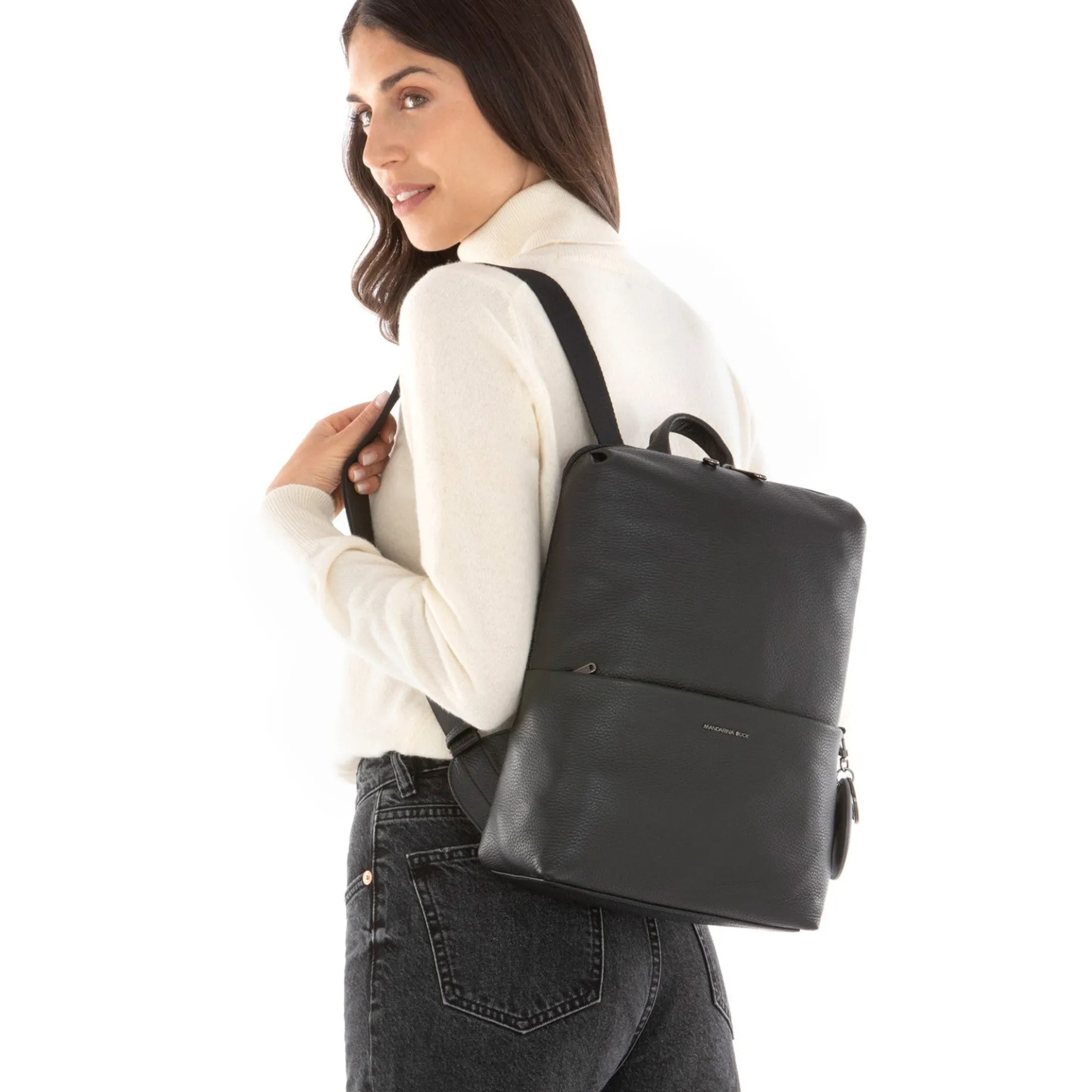 Mellow Leather - Rucksack 13" 36 cm Leder (black)