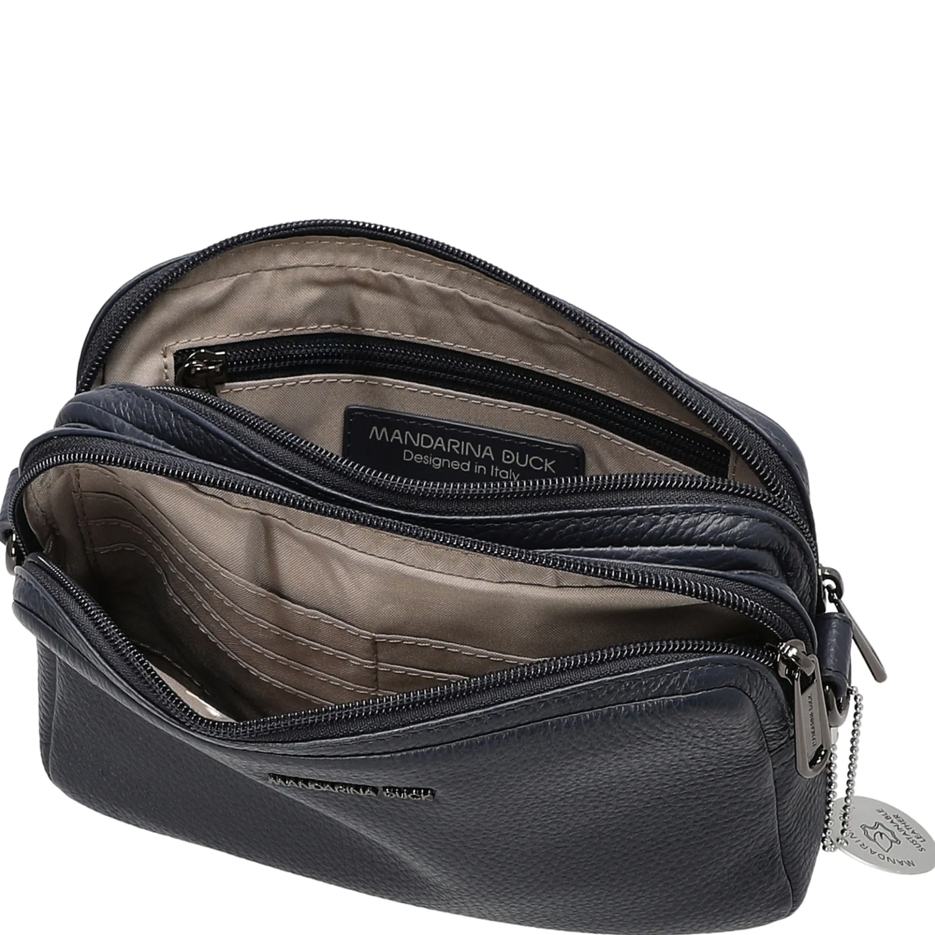 Mellow Leather - Umhängetasche 20 cm (dress blue)