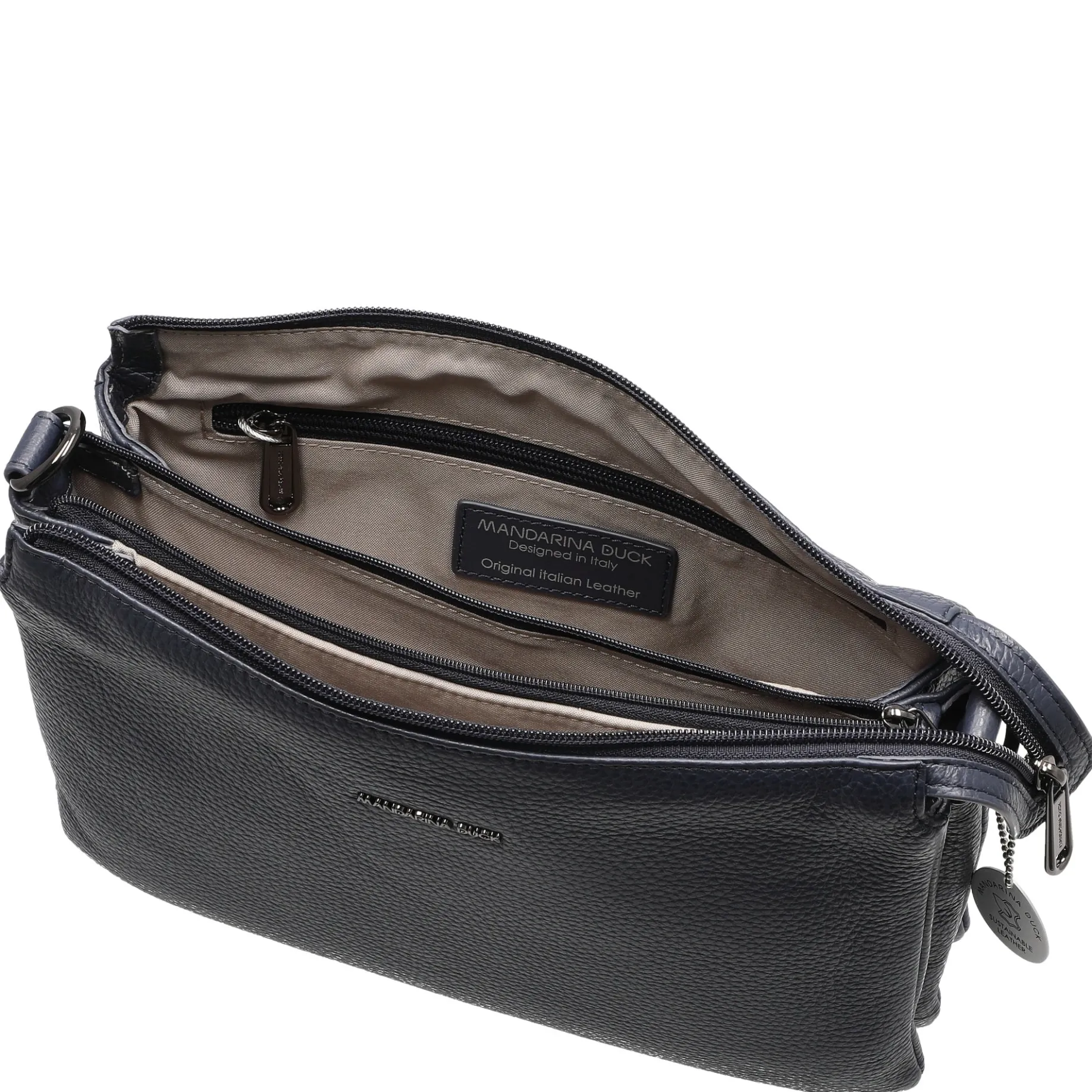 Mellow Leather - Umhängetasche 28 cm (dress blue)