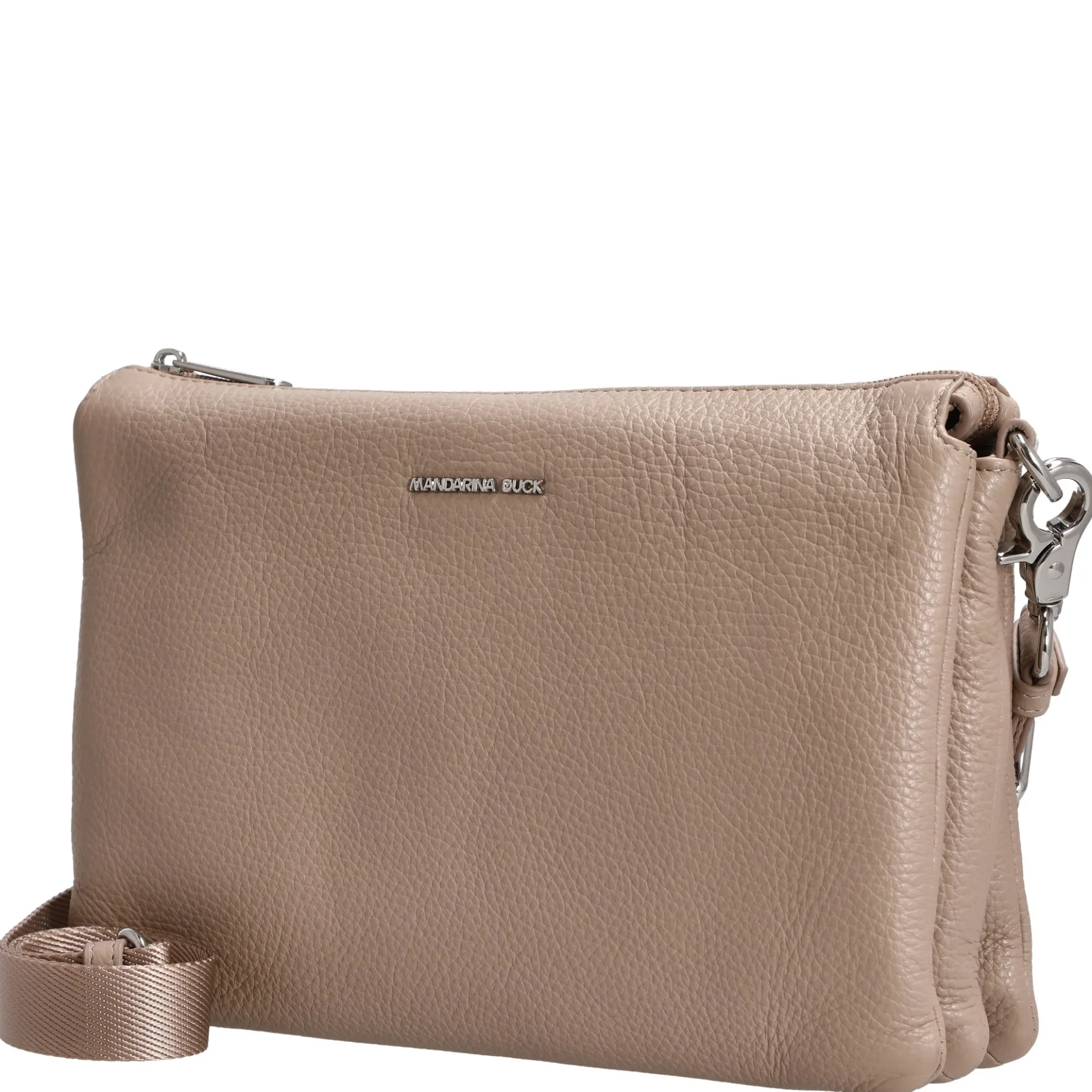 Mellow Leather - Umhängetasche 28 cm (warm taupe)