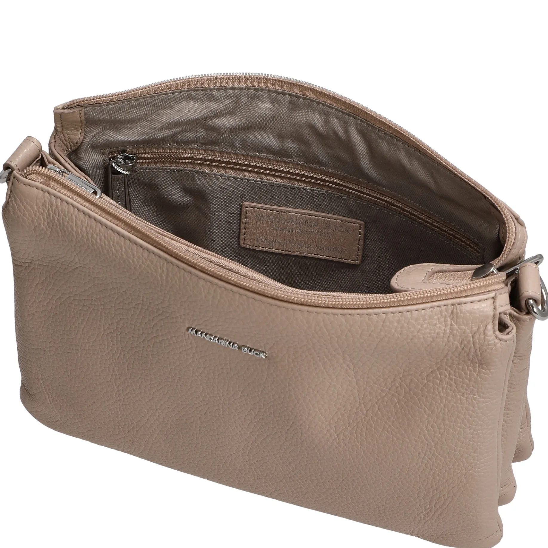 Mellow Leather - Umhängetasche 28 cm (warm taupe)