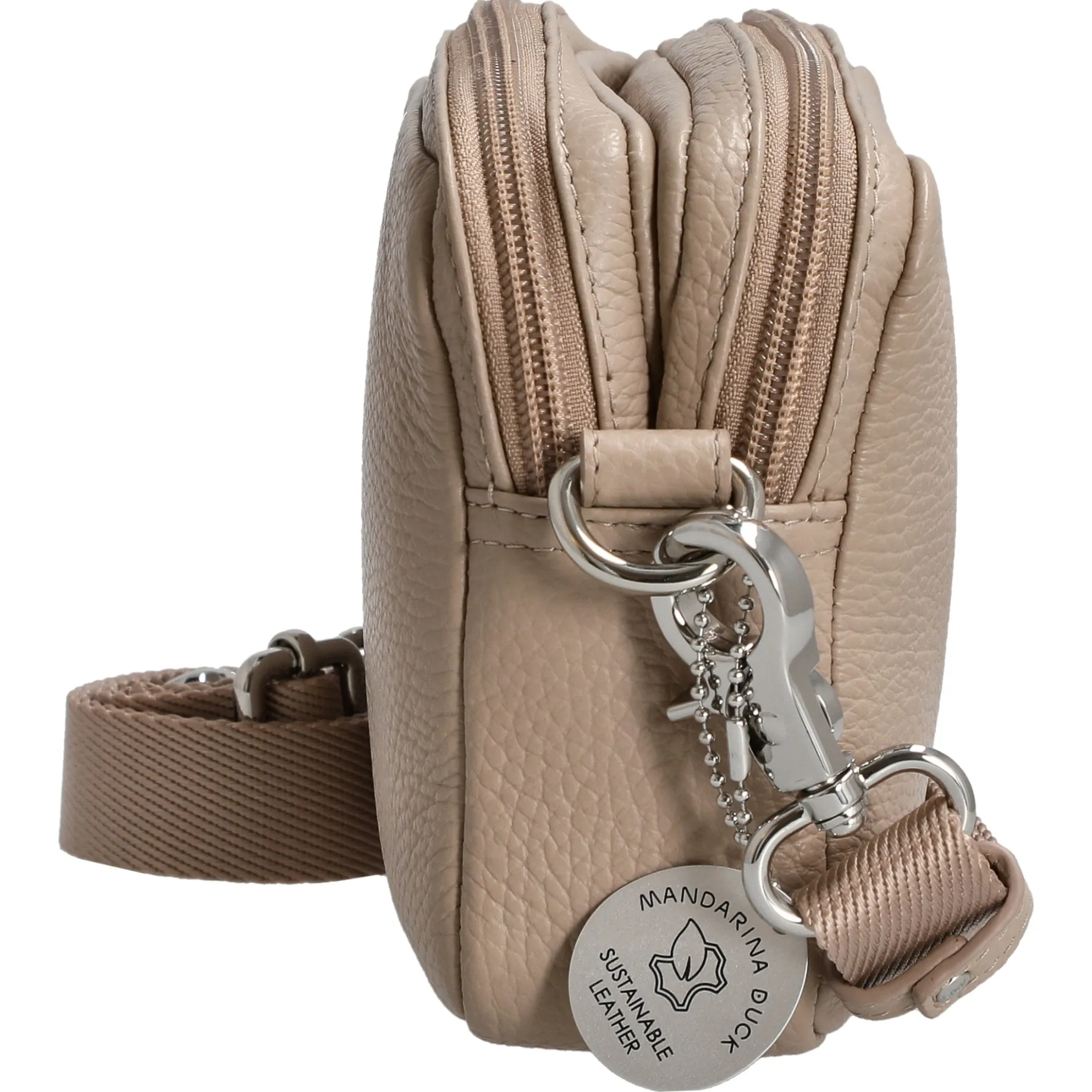 Mellow Leather - Umhängetasche 20 cm (warm taupe)