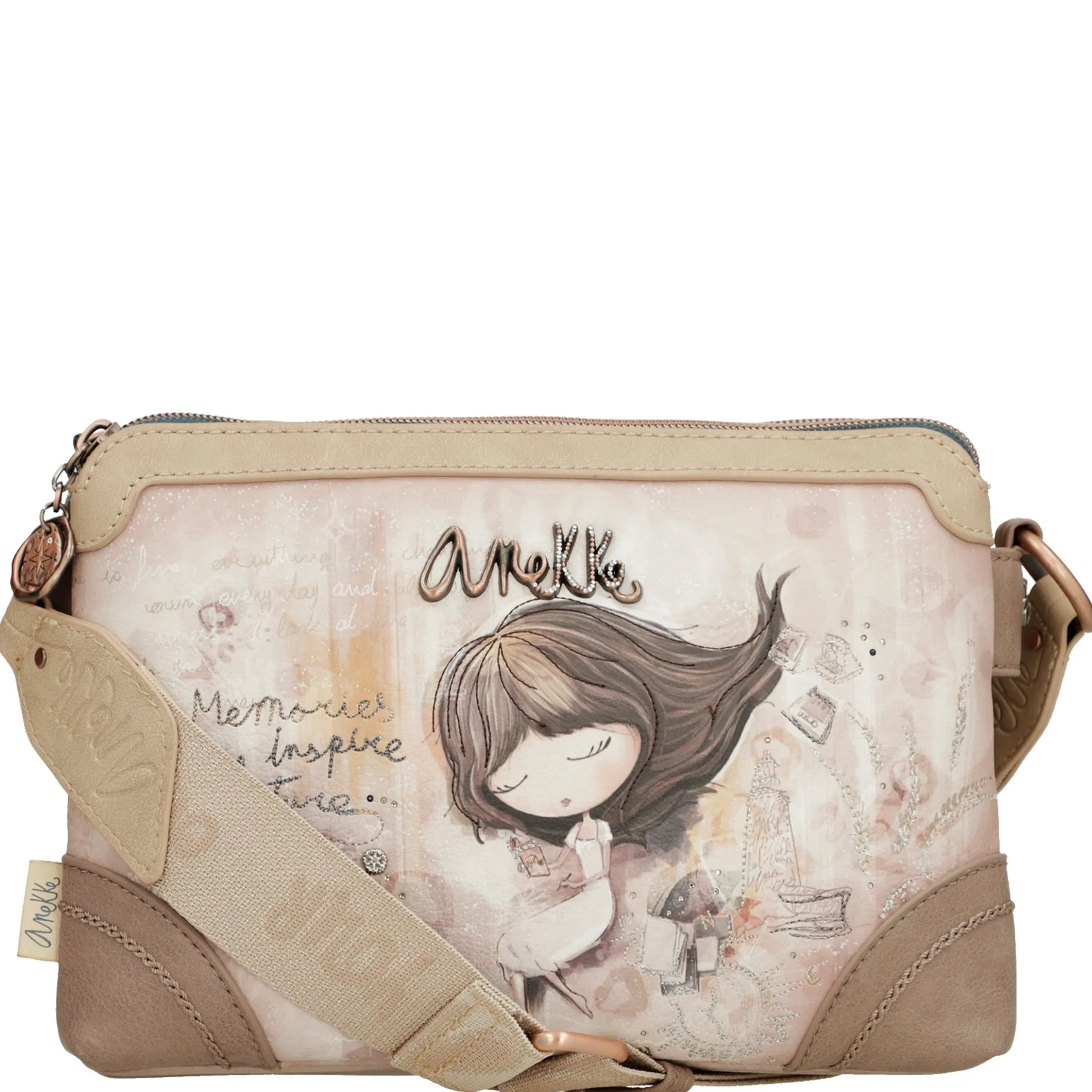 Memories - Umhängetasche 24 cm (multicolor)