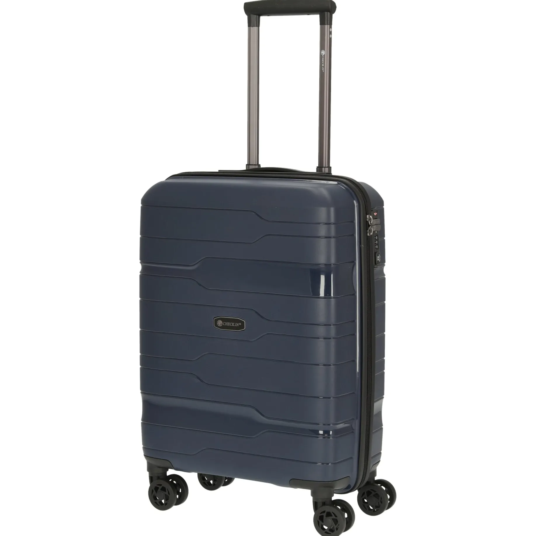 Memphis - 4-Rollen-Kabinentrolley 55 cm (blau)